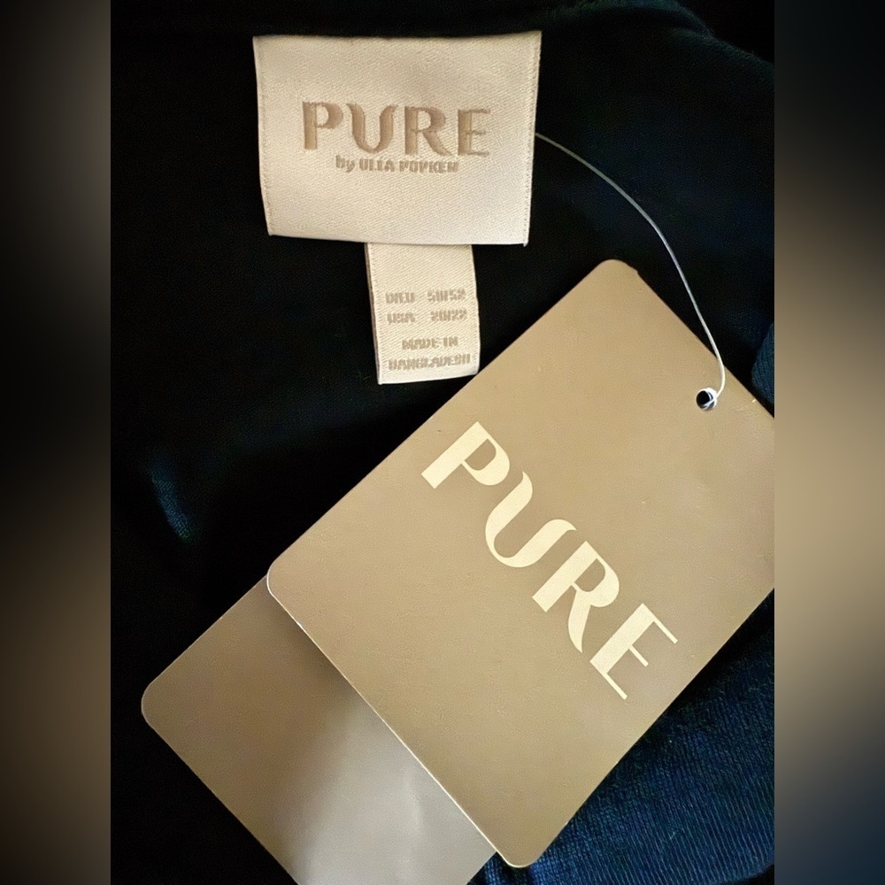 PURE BY ULLA POPKEN Organic Cotton Lightweight Boxy Batwing Sleeve Top 20/22 NWT - Picture 10 of 12